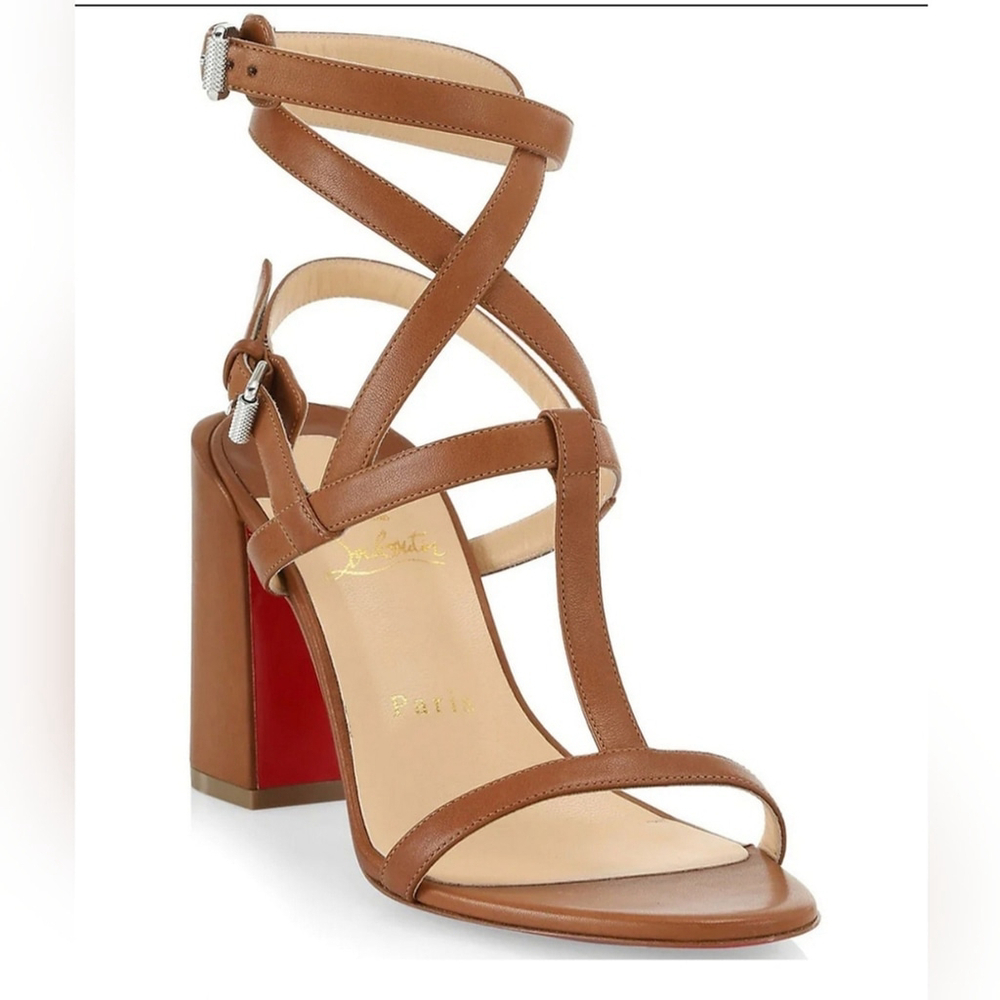 Sold NWB Christian Louboutin Heeled Sandals - Authentic! - Picture 1 of 14